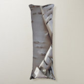 Curly Birch Bark Tree Rustic Body Pillow Lichaamskussen (Voorkant Verticaal)