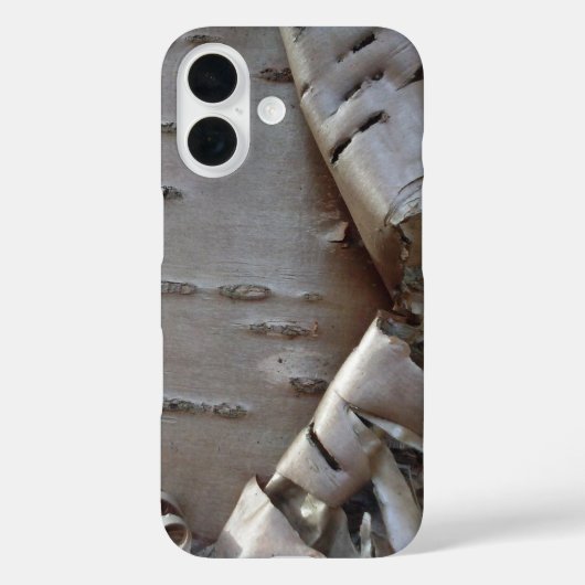 Curly Birch Bark Tree Rustic Case-Mate iPhone Case (Achterkant)