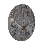 Curly Birch Bark Tree Rustic Dartbord (Voorkant Links)