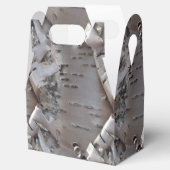 Curly Birch Bark Tree Rustic Favor Box Bedankdoosjes (Geopend)