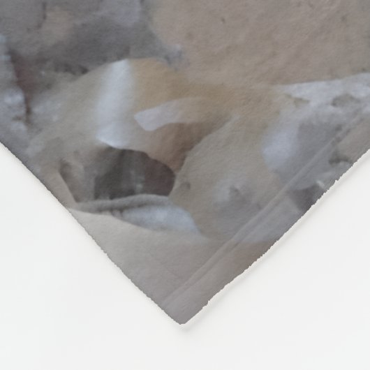 Curly Birch Bark Tree Rustic Fleece Deken (Hoek)