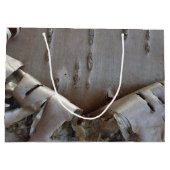 Curly Birch Bark Tree Rustic Groot Cadeauzakje (Achterkant)