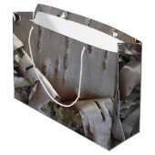 Curly Birch Bark Tree Rustic Groot Cadeauzakje (Achterkant Gekanteld)