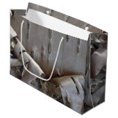Curly Birch Bark Tree Rustic Groot Cadeauzakje (Voorkant Gekanteld)