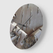 Curly Birch Bark Tree Rustic Grote Klok (Hoek)