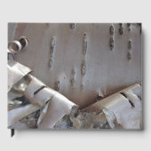 Curly Birch Bark Tree Rustic Guest Book Gastenboek (Voorkant)