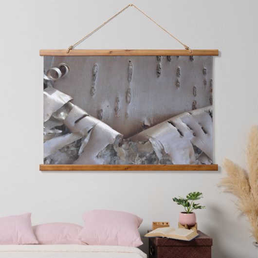 Curly Birch Bark Tree Rustic Hangend Wandkleed (Slaapkamer)