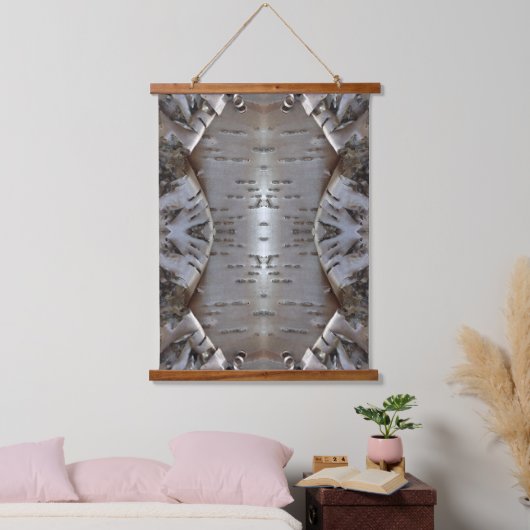 Curly Birch Bark Tree Rustic Hangend Wandkleed (Slaapkamer)