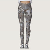 Curly Birch Bark Tree Rustic Leggings (Voorkant)