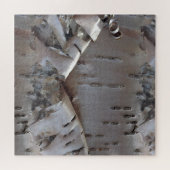 Curly Birch Bark Tree Rustic Legpuzzel (Horizontaal)