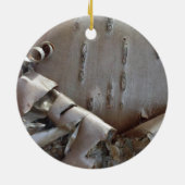 Curly Birch Bark Tree Rustic Ornament (Achterkant)