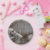 Curly Birch Bark Tree Rustic Papieren Bordje (Feest)