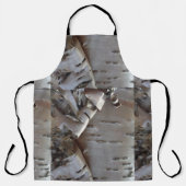 Curly Birch Bark Tree Rustic Schort (Voorkant)