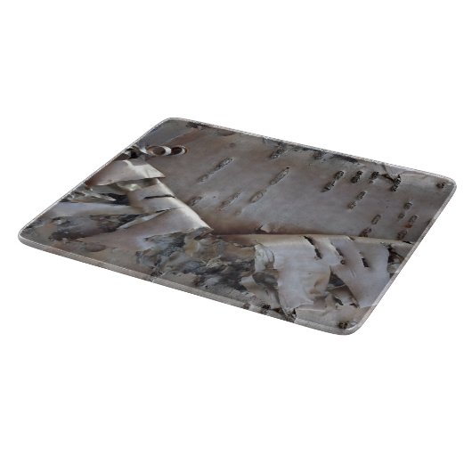 Curly Birch Bark Tree Rustic Snijplank (Hoek)