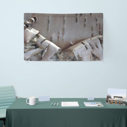 Curly Birch Bark Tree Rustic Spandoek (Beurs)