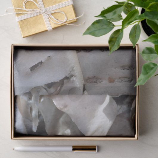 Curly Birch Bark Tree Rustic Tissuepapier (Geschenk)