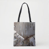Curly Birch Bark Tree Rustic Tote Bag (Voorkant)