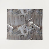 Curly Birch Bark Tree Rustic Wandkleed (Voorkant (horizontaal))