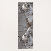 Curly Birch Bark Tree Rustic Yoga Mat (Achterkant)