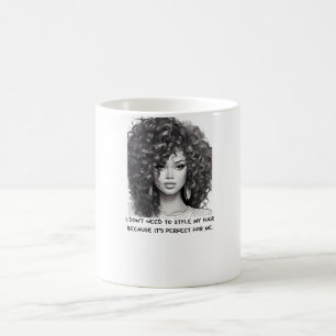 Curly Brunette Beauty Koffiemok