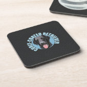 CURLY COATED RETRIEVER DRANKJES ONDERZETTER (Linkerzijde)