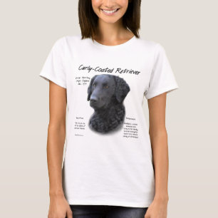 Curly-Coated Retriever Geschiedenis Ontwerp T-shirt