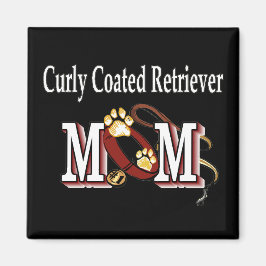 Curly Coated Retriever Mom Gifts Magneet