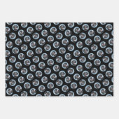 Curly-Coated Retriever Schilderen Originele Hond A Inpakpapier Vel (Voorkant 3)