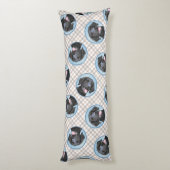 Curly-Coated Retriever Schilderen Originele Hond A Lichaamskussen (Achterkant (Verticaal))