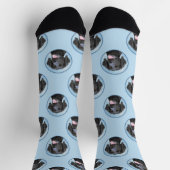 Curly-Coated Retriever Schilderen Originele Hond A Sokken (Top)