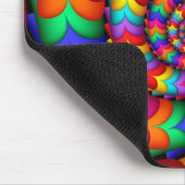 Curly Coil Rainbow Spiral Mousepad Muismat (Hoek)