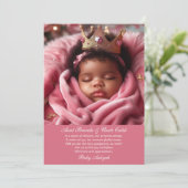 Curly Crowned Charm - een peetvader voorstel Kaart (Staand voorkant)