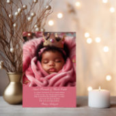 Curly Crowned Charm - een peetvader voorstel Kaart