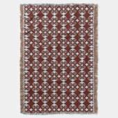 Curly Diamond Pattern Deken (Voorkant Verticaal)