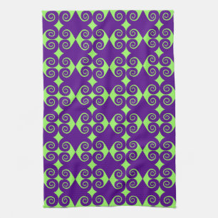 Curly Diamond Pattern Theedoek