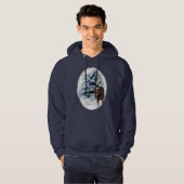 Curly gecoate kerstcadeautjes met wederkerigheid hoodie (Voorkant volledig)