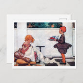 Curly Girl, Jessie Willcox Smith Briefkaart (Voorkant / Achterkant)