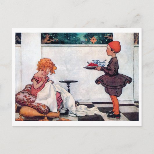 Curly Girl, Jessie Willcox Smith Briefkaart (Voorkant)