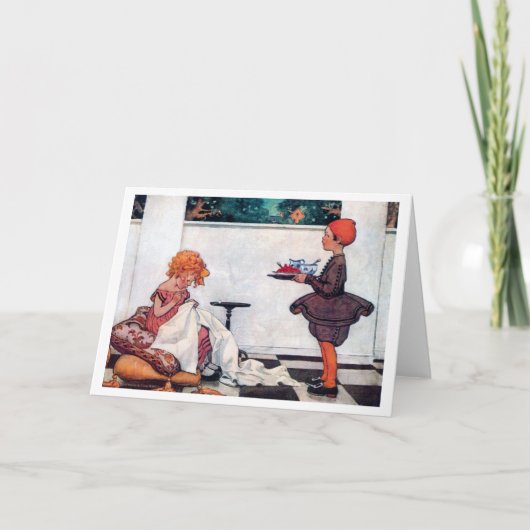 Curly Girl, Jessie Willcox Smith Kaart (Voorkant)