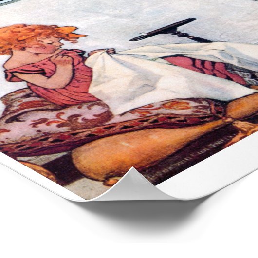 Curly Girl, Jessie Willcox Smith Poster (Hoek)