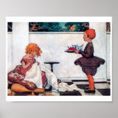 Curly Girl, Jessie Willcox Smith Poster (Voorkant)