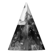 Curly Grace: Mode Waterverf Beauty Feesthoedjes (Achterkant)