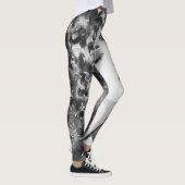 Curly Grace: Mode Waterverf Beauty Leggings (Rechts)