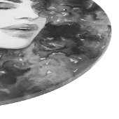 Curly Grace: Mode Waterverf Beauty Snijplank (Hoek)