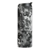 Curly Grace: Mode Waterverf Beauty Thermosbeker (Gedraaid links)