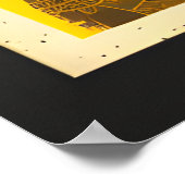 Curly Hair Afro-Amerikaanse Vrouw Collage Poster (Hoek)