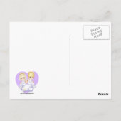 Curly Hair Angel Briefkaart (Achterkant)