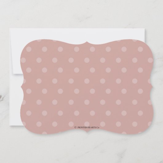 Curly Hair Baby shower Invite – Bruine Huidtoon Kaart (Achterkant)