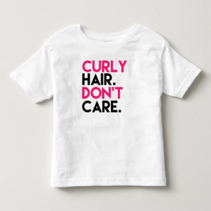 Curly Hair kan het niet om grappige Pink Raglan - Kinder Shirts