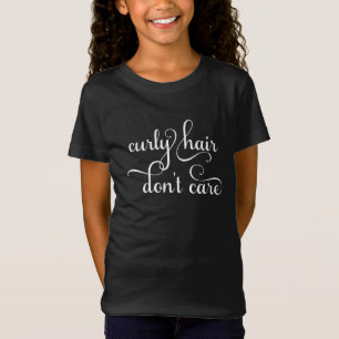 Curly Hair Maakt T-shirt niet uit